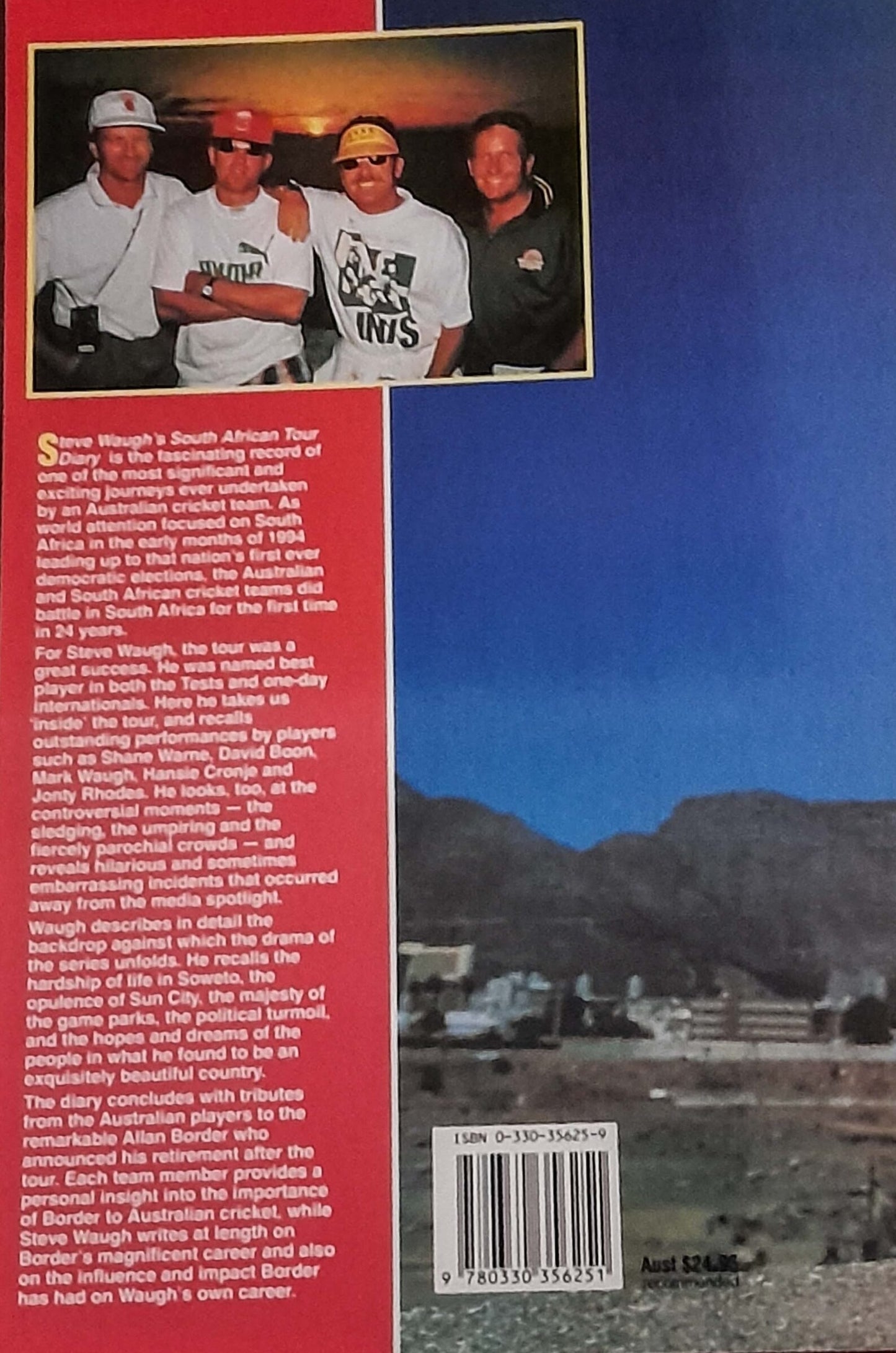 Steve Waugh's South African Tour Diary